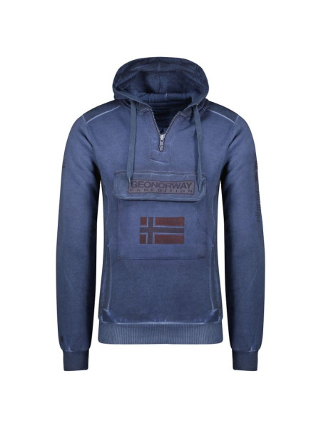 Geographical Norway Gymclass EO Tiedye Badge Sweatshirt M WU8270H-GNO-NAVY (222318)
