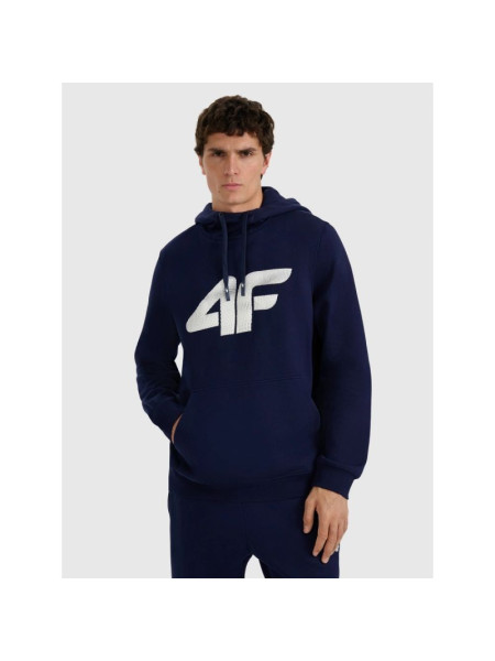 Men's sweatshirt with hood, open, 4F 4FRMM00TSWSM2477-31S (305974)