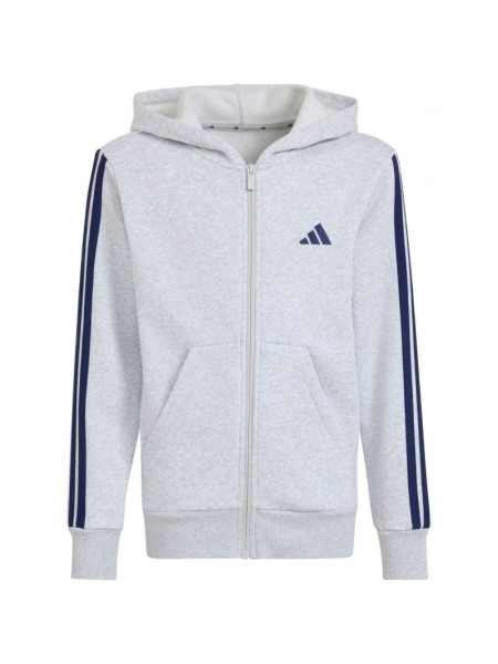 adidas Essentials Full-Zip Hoodie for Kids Light Gray KQ9050 (358458)