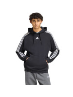 Men's adidas Essentials 3-Stripes French Terry Hoodie Black KY6605 (347631)