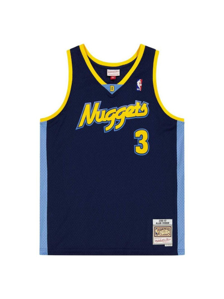 Mitchell & Ness NBA Swingman Denver Nuggets Allen Iverson T-shirt SMJY4205-DNU06AIVASBL (183544)
