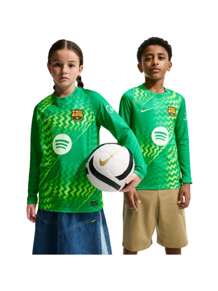 Nike FC Barcelona Stadium Goalkeeper 2026/27 Kids' Jersey Green II3610 324 (337418)