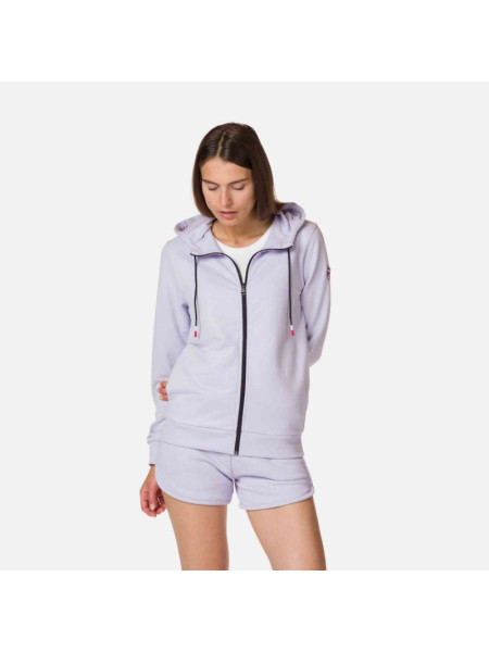 Rossignol Full-Zip Hooded Logo Cotton Sweatshirt W RLKWS07-36L (123393)