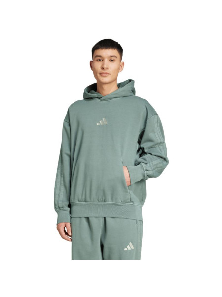 Men's adidas sweatshirt A SZN W FL HD green JL6538 (243146)