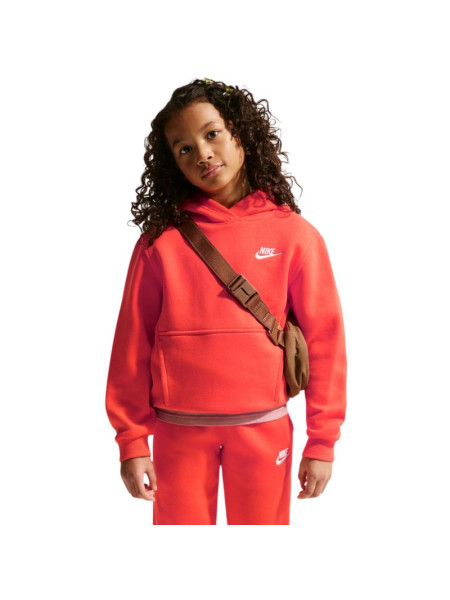 Nike Sportswear Club Fleece Kids' Sweatshirt Orange FD3000 842 (323541)