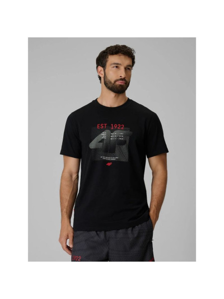Men's regular printed T-shirt 4F 4FRSS26TTSHM4039-20S (337723)