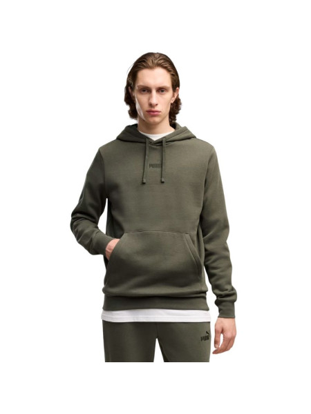 Men's Puma ESS Small No. 1 Logo Hoodie khaki 692914 86 (356579)