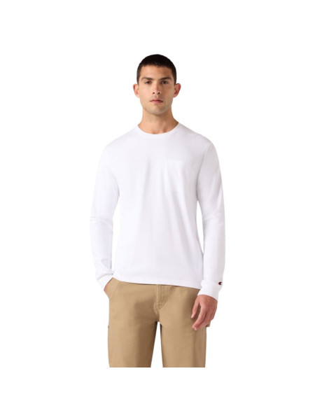 Champion LS Tee Men's T-Shirt White 222507 WW001 (360677)