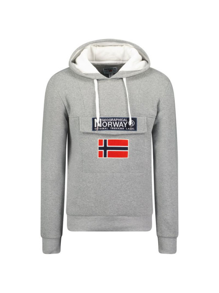 Geographical Norway Gadrien DB 054 M sweatshirt WW6114H/GN/Blended Gray / White (209207)