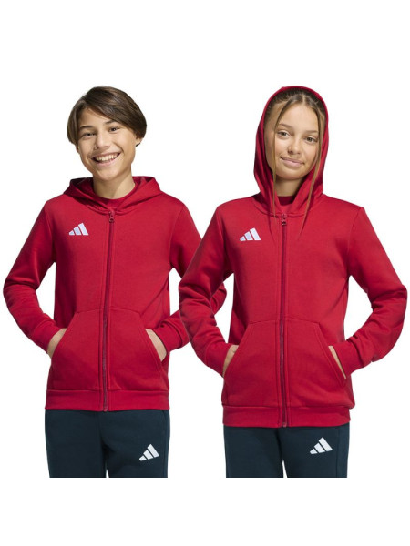 adidas Entrada 26 Full Zip Hoodie for Kids Red KH1781 (270935)
