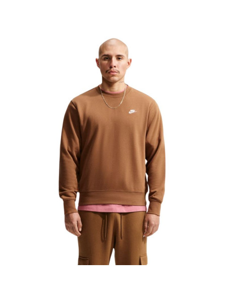 Nike Club FT Men's Sweatshirt Light Brown FN3888 270 (340384)