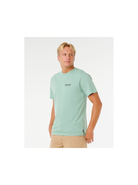 RIP CURL Vaporcool Search Peak Tee Green (342631)