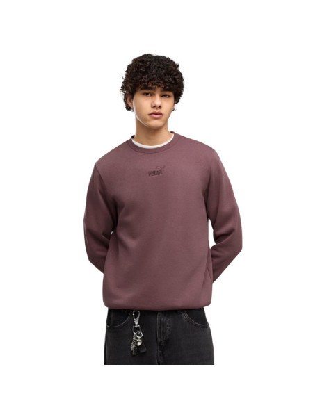 Men's Puma ESS Small No.1 Logo Brown Sweatshirt 692913 91 (370522)