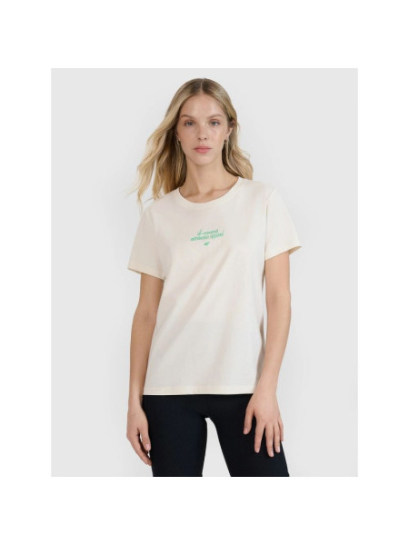 Women's regular printed T-shirt 4F 4FRSS25TTSHF2786-11S (260642)