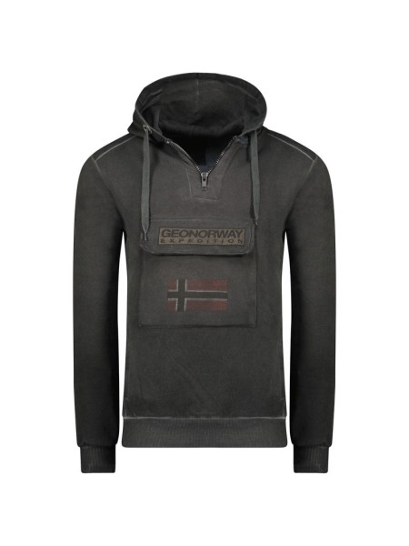 Geographical Norway Gymclass EO Tiedye Badge sweatshirt M WU8270H-GNO-BLACK (222317)