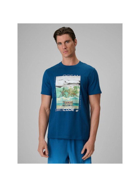 Men's regular printed T-shirt 4F 4FRSS26TTSHM4304-46S (326406)