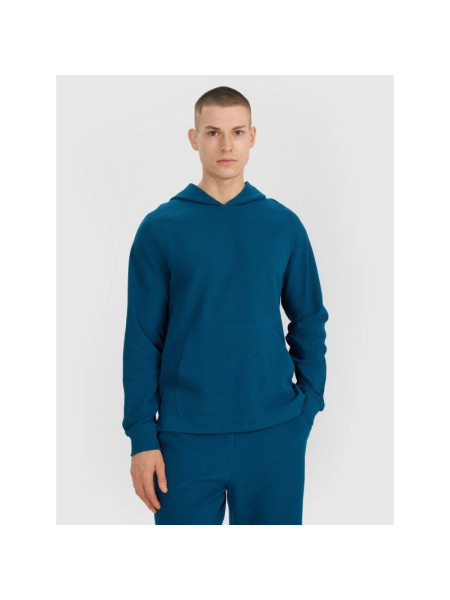 Men's sweatshirt with hood, open, 4F 4FWSS25TSWSM1558-46S (257903)