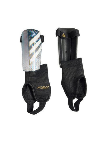 adidas F50 Match Kids' Soccer Shin Guards Gray and Black KE5206 (325559)