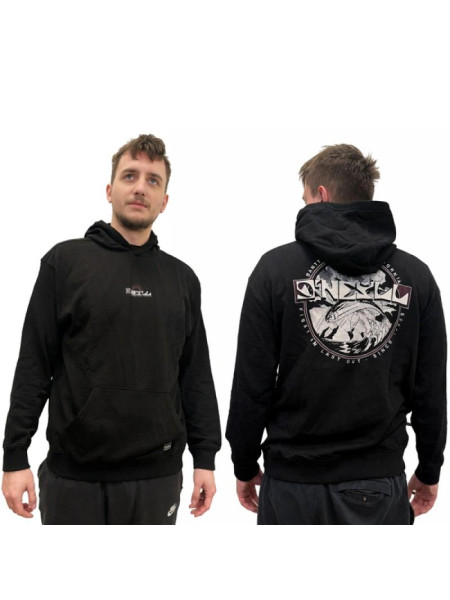 O'neill Aguazul men's black fashionable kangaroo hoodie (311383)