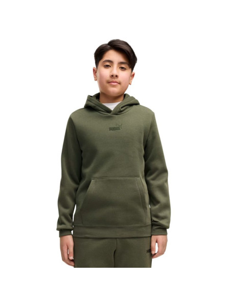 Puma ESS Small No. 1 Logo Centered Hoodie for Kids Khaki 692976 86 (358194)