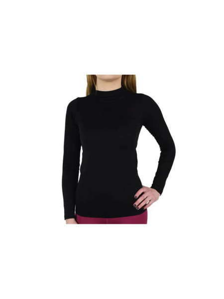 GymHero Longsleeve Seamless T-shirt W 766-BLACK (187686)