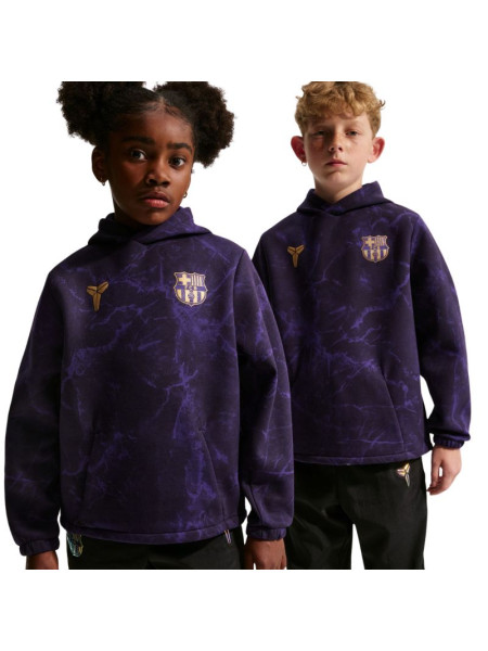 Nike FC Barcelona Kids' Sweatshirt Black and Purple IO4660 010 (348716)