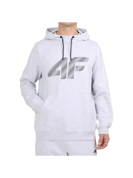 Men's sweatshirt 4F M2548 cool light gray melange 4FWMM00TSWSM2548 27M (306412)