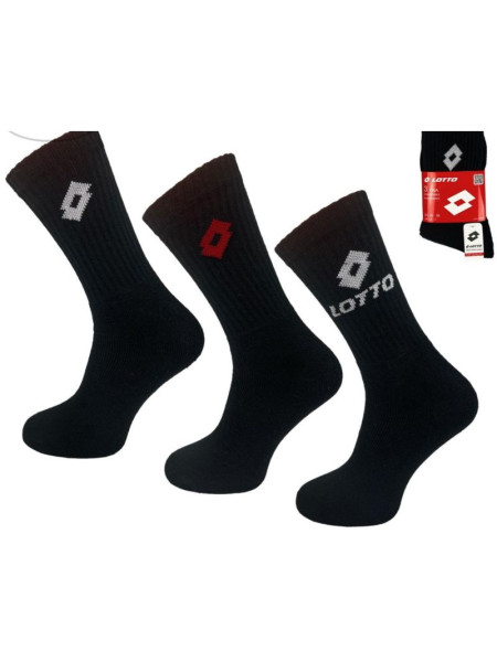 Terry socks LOTTO black 3 pairs 069739 (208227)