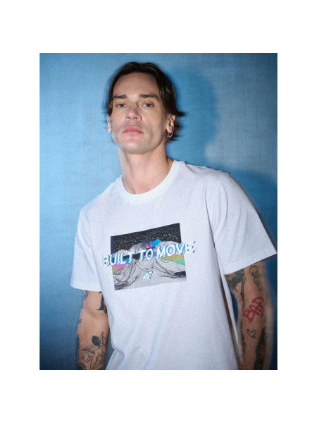 Men's regular printed T-shirt 4F 4FRSS26TTSHM3658-10S (332219)