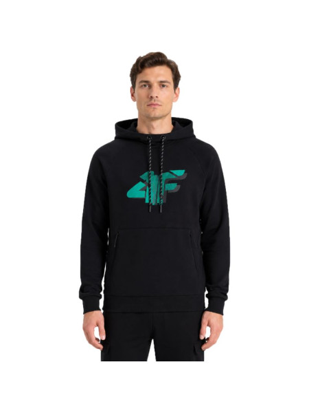 Men's sweatshirt 4F M2241 deep black 4FWSS26TSWSM2241 20S (338089)