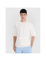 Men's short-sleeved sweatshirt without hood 4F 4FRSS25TSWSM2114-11S (239898)