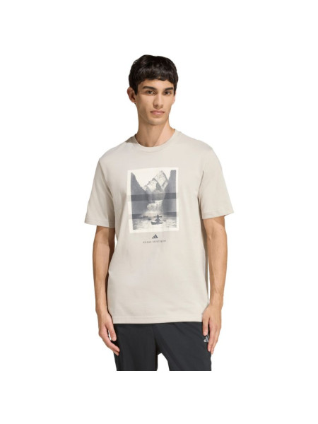 Men's adidas Outdoor Kayaking Graphic T-shirt beige KB2541 (316698)