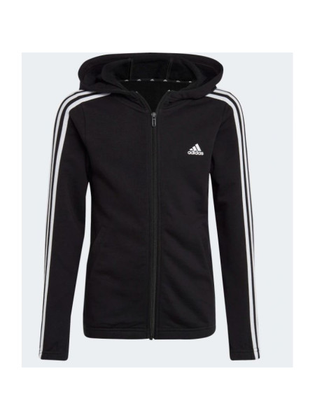 Sweatshirt adidas Essentials 3 Stripes Full-Zip Hoodie Jr. IC3634 (126160)