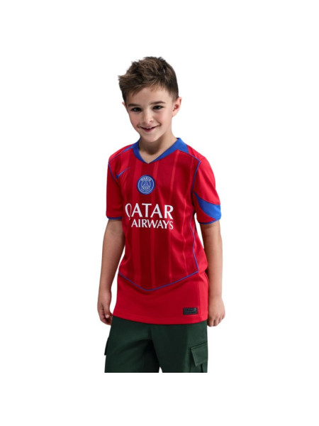 Nike PSG Stadium 2025/26 Kids' Football Shirt Red HM4126 680 (363101)