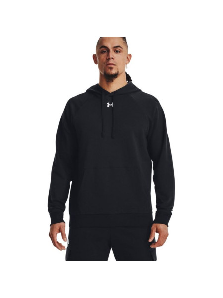 Men’s Under Armour Rival Fleece Hoodie, black, 1379757 001, M (361462)