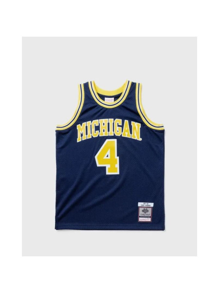 Mitchell & Ness NCAA Swingman Road Jersey Michigan1991 Chris Webber SMJY4437-UMI91CWEASBL (183547)