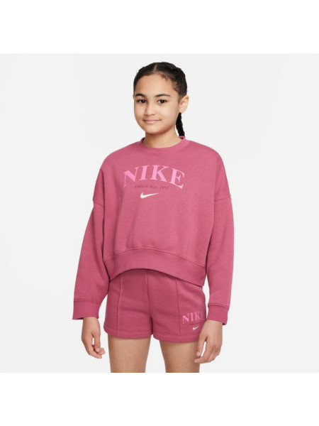 Nike Sportswear Trend Flc Crew Jr DV2563 633 sweatshirt (104158)