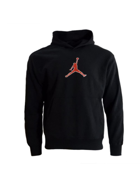 Men's Air Jordan Flight MVP Hoodie Black/Red - FN6352-010 (263715)