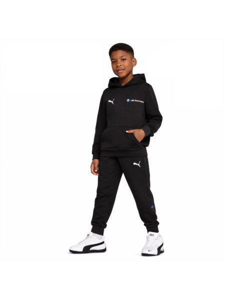 Puma BMW MMS Kids Kangaroo Hoodie Black (265952)