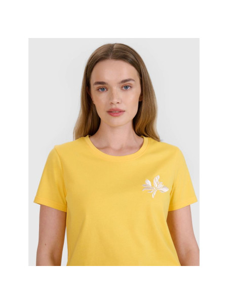 Women's regular printed T-shirt 4F 4FRSS25TTSHF2693-71S (243757)