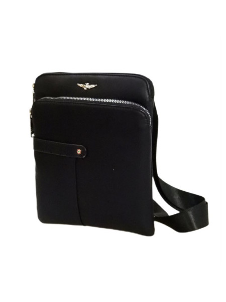 Aeronautica Militare Fly Men's Shoulder Bag Messenger Bag Black - AM-392 (263482)