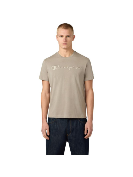 Champion SS Tee Beige Men's T-Shirt 220273 ES035 (312355)