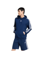 Men's adidas Essentials 3-Stripes French Terry Hoodie Navy Blue KY4203 (347630)