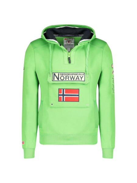 Geographical Norway Gymclass 054 Pop M sweatshirt WW4181H/GN-Flashy green (223746)