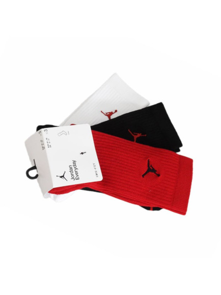 Men’s Air Jordan Everyday Dri-Fit Crew Basketball Socks, 3-Pack – DX9632-918 (362809)