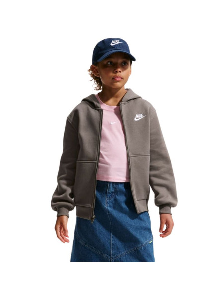 Nike Sportswear Club Fleece Kids' Sweatshirt Gray FD3004 289 (340130)
