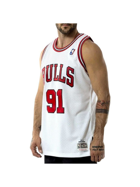 Mitchell & Ness Chicago Bulls NBA Swingman Jersey Bulls 97-98 Dennis Rodman M SMJYAC18079-CBUWHIT97DRDN (196517)