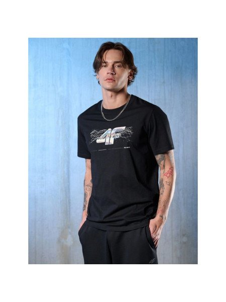 Men's regular printed T-shirt 4F 4FRSS26TTSHM3662-20S (332481)