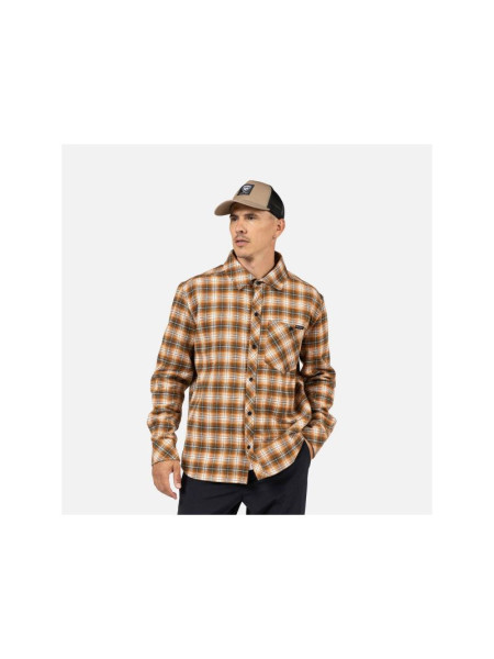 Men's shirt ROSSIGNOL RANCH PLAID SHIRT gray (353076)
