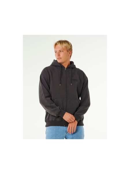 Men's RIP CURL Surf Puff Zip Thru Sweatshirt Black (342661)
